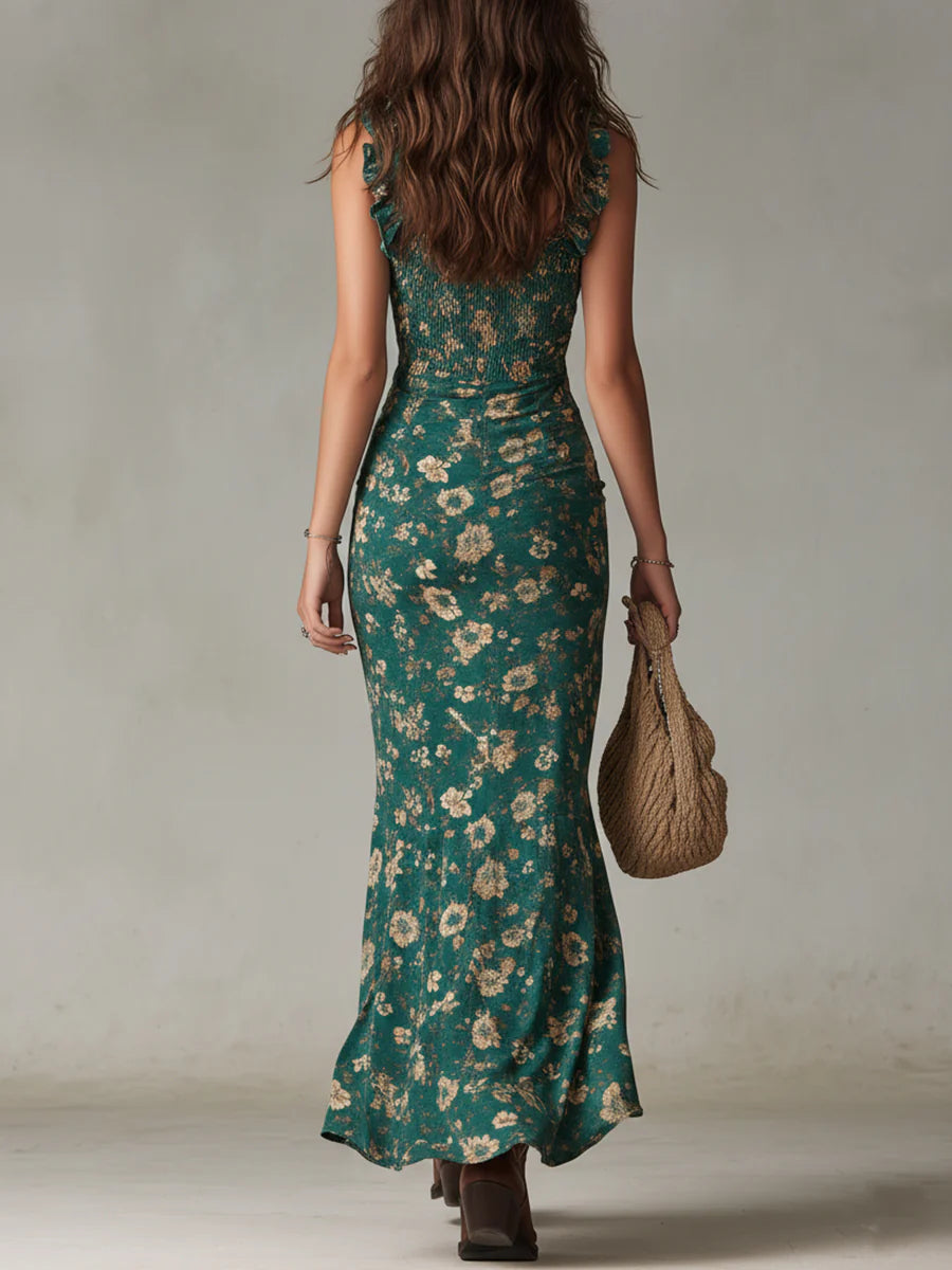 LIA vestido largo bohemio con abertura