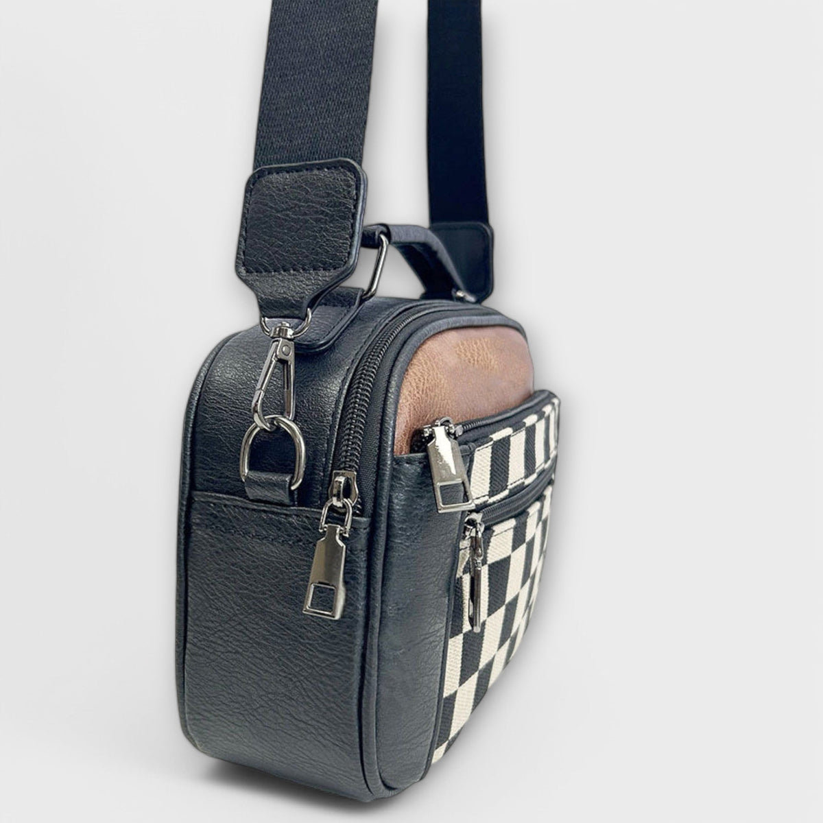 Bolso MARÍA de cuadros - foto 4
