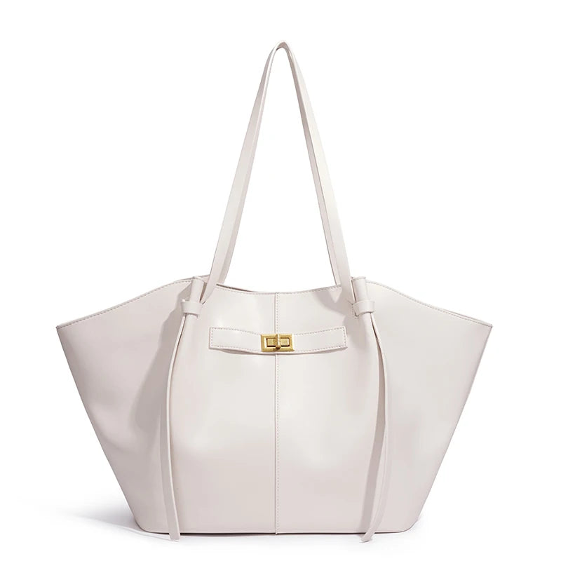 Bolso tote oversize color blanco