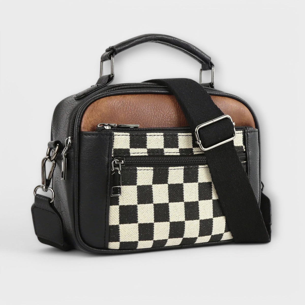 Bolso MARÍA de cuadros - foto 1