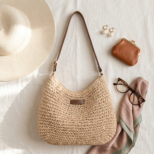 SIMONA — Bolso trenzado elegante